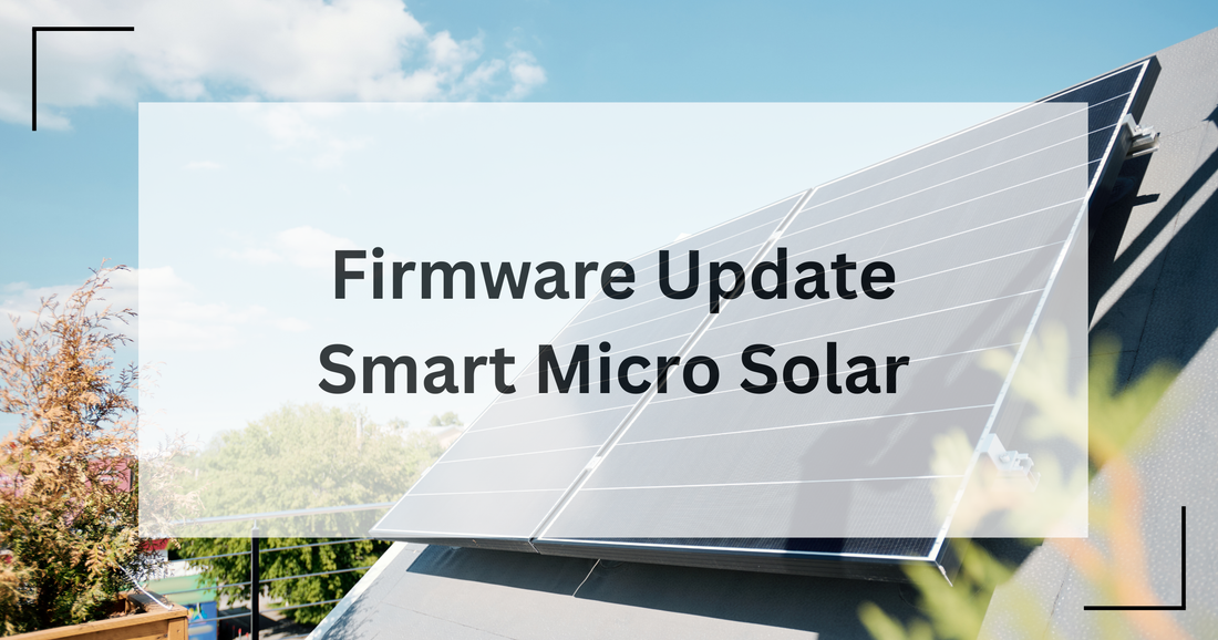 Firmware Update Beitrag Cover Smart Micro Solar