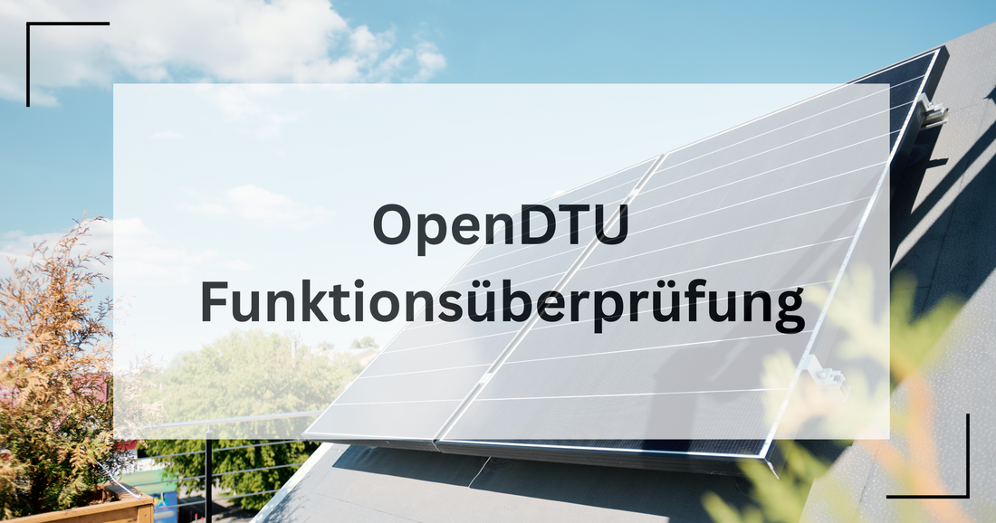 Schritt für Schritt Fehleranalyse OpenDTU