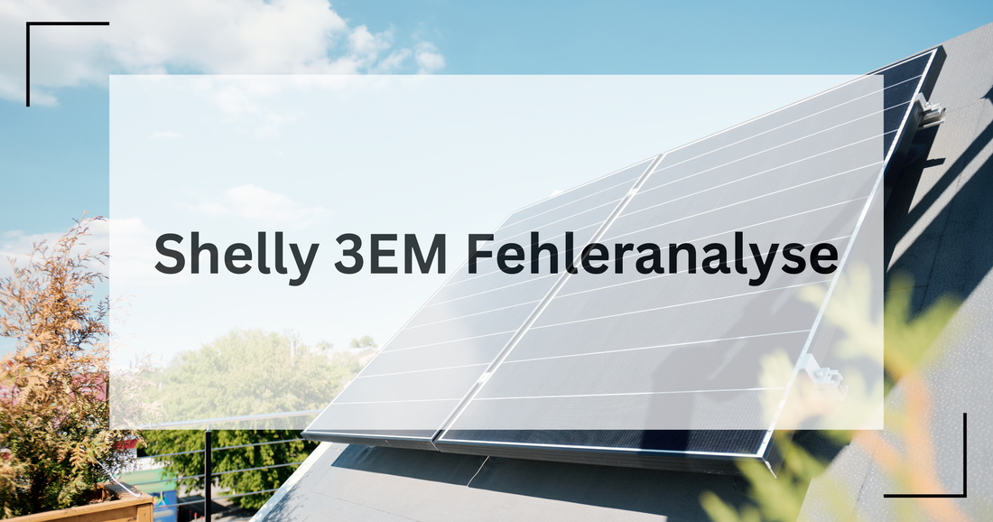 hier werden häufige Fehlerquellen bei der Einrichtung des Shelly 3EM behandelt