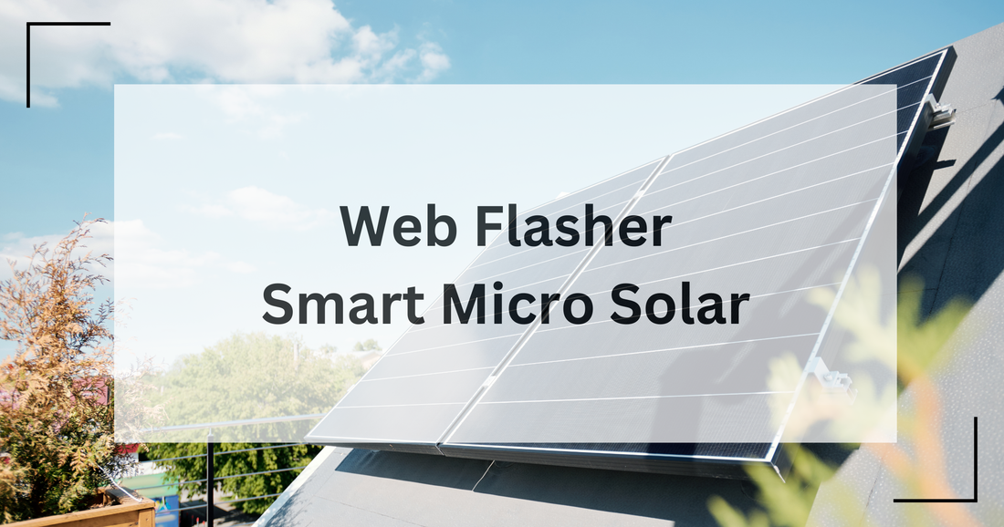 Smart Micro Solar Web Flasher